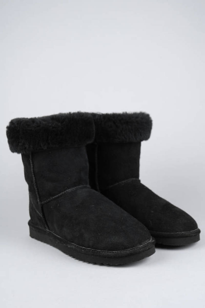 cheap fuzzy boots