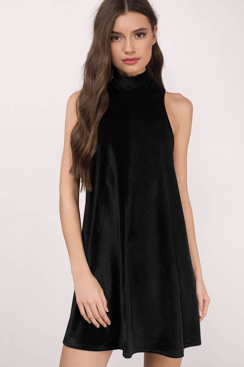 velvet sleeveless dresses