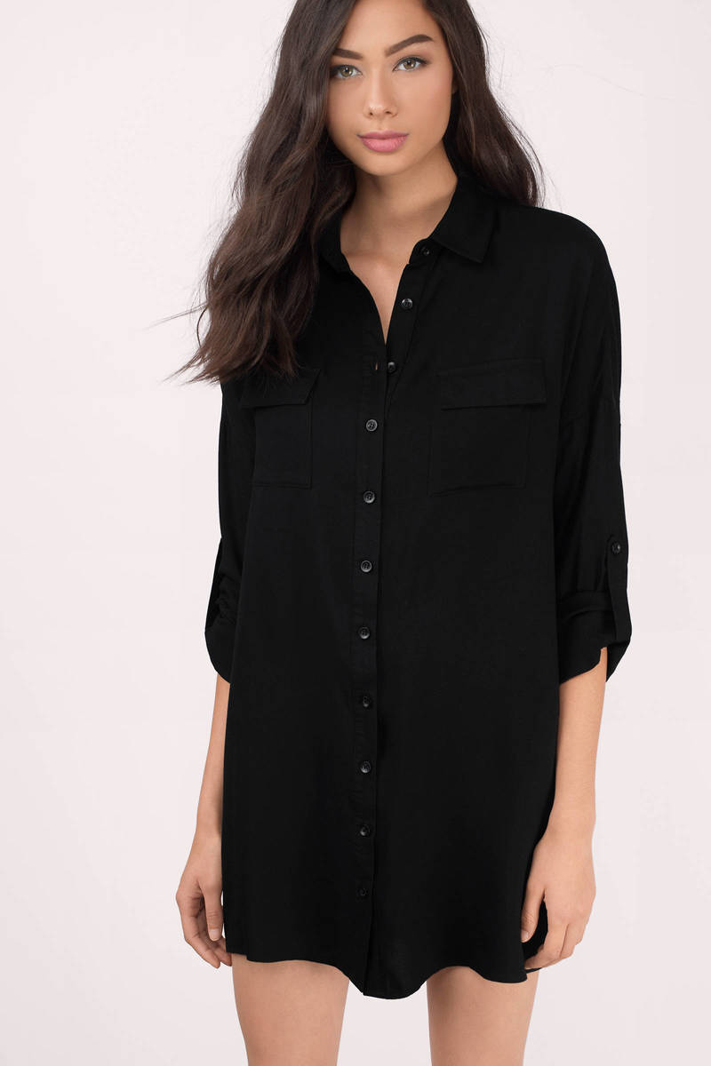 black blouse dress
