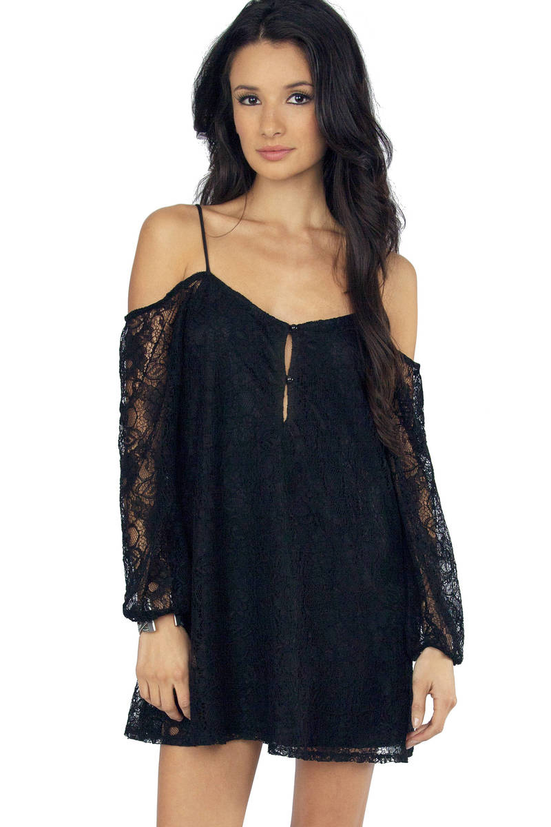 Bella Notte Lace Dress in Black - $48 | Tobi US
