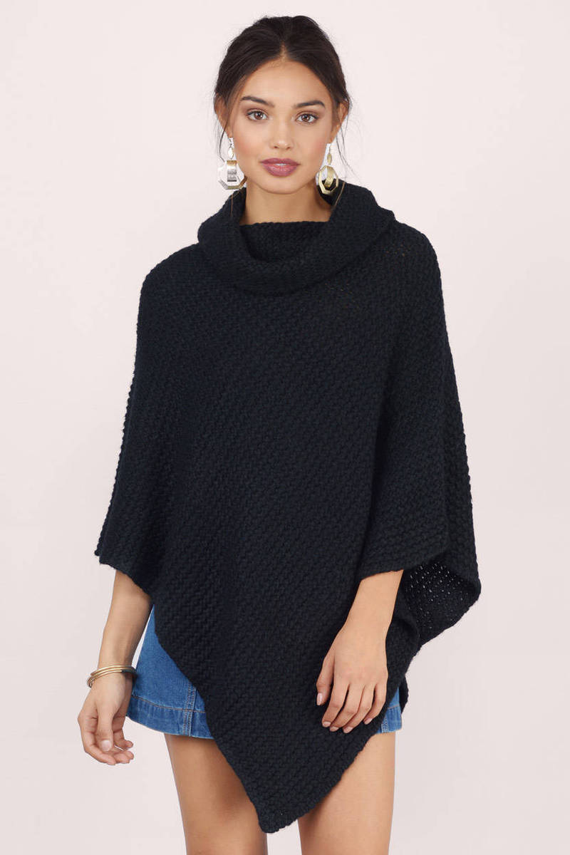 Daria Knit Poncho 32 Tobi US