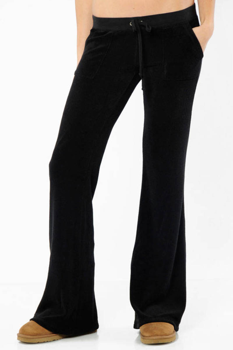 black juicy couture pants