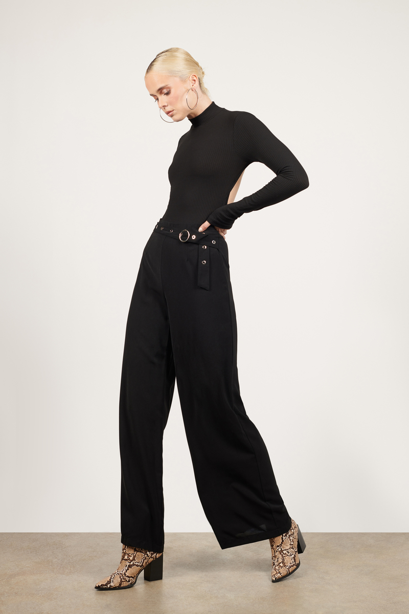 black belted pants