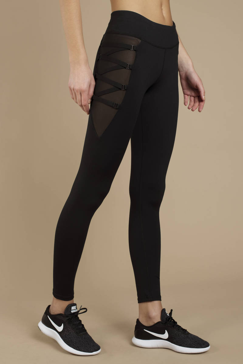 lace up workout leggings