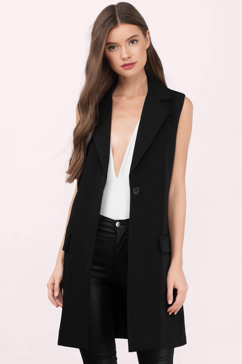 Women's Blazers | Long Velvet Blazers, Casual Black Blazer | Tobi