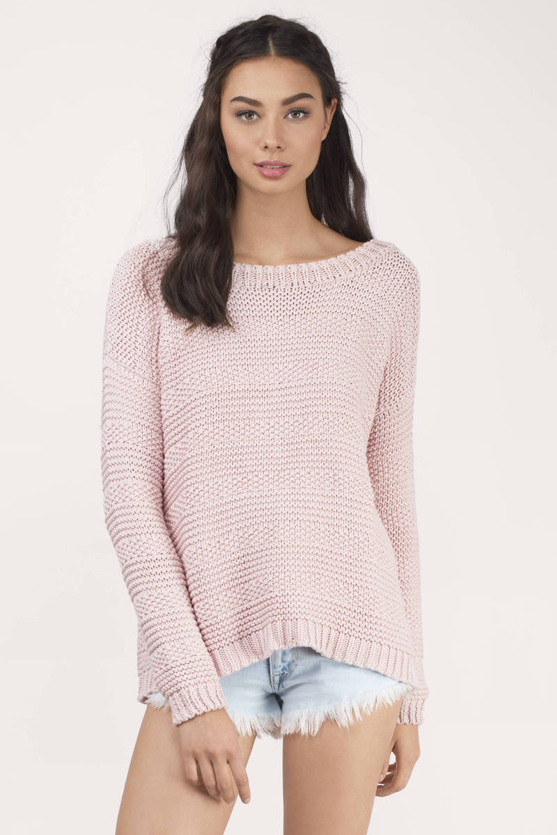 Warmer Than Life Sweater in Blush - $11 | Tobi US