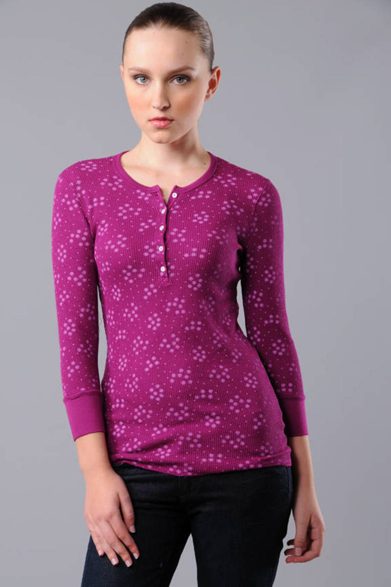 thermal henley top