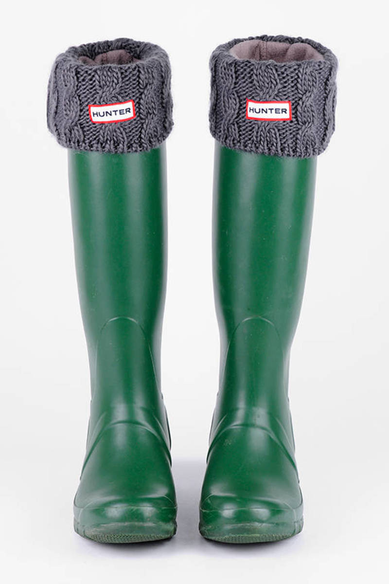 hunter wellies and socks