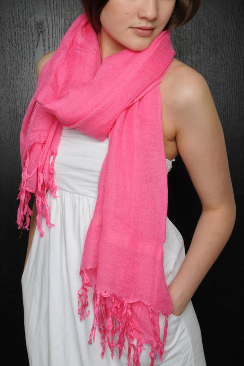 italian linen scarf