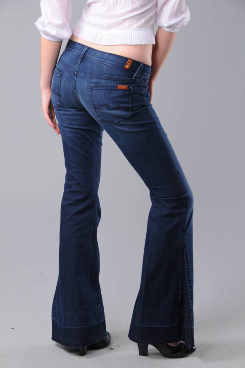 low rise bell bottoms