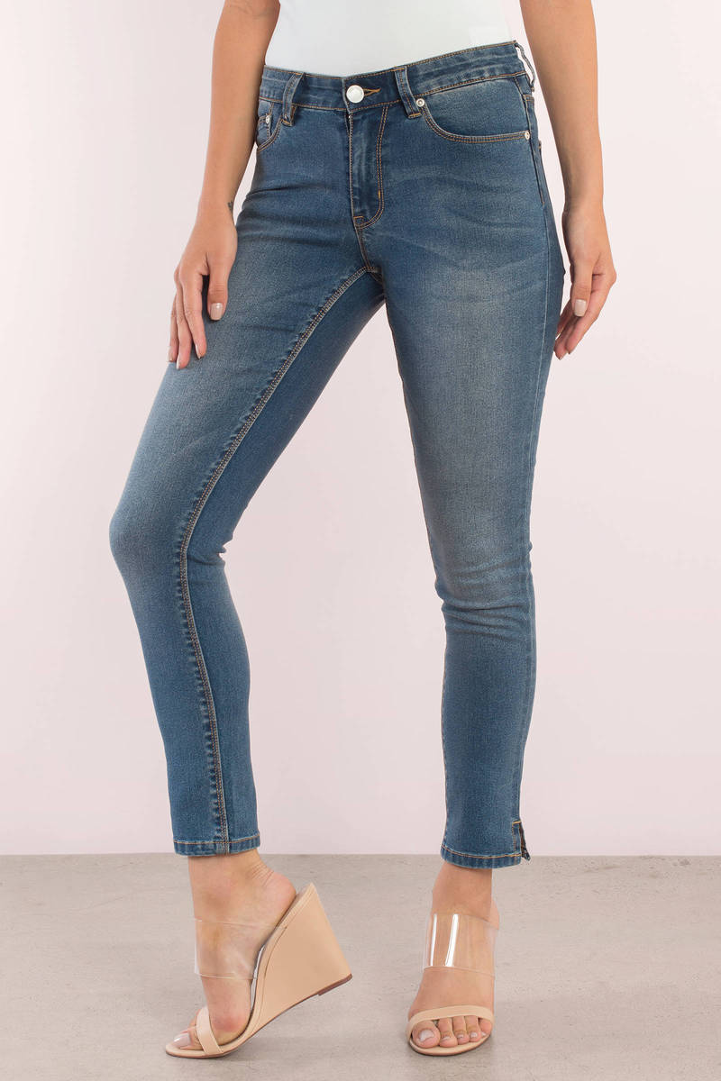 skinny denim jeans