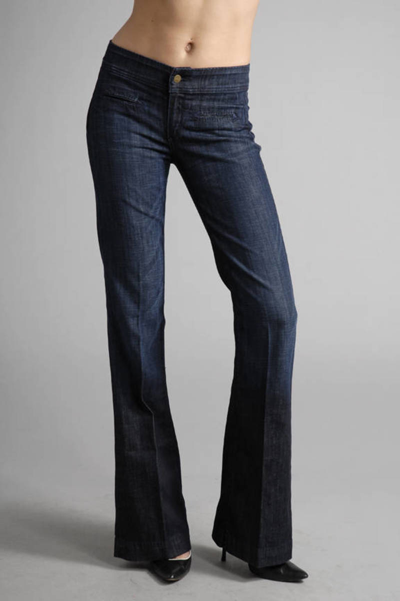 Hutton High-Rise Wide Leg Jeans in Darlington - $82 | Tobi US
