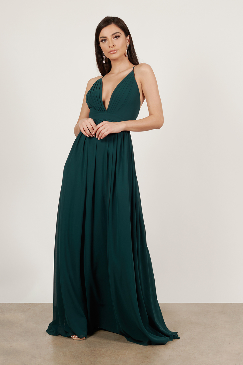tobi emerald dress