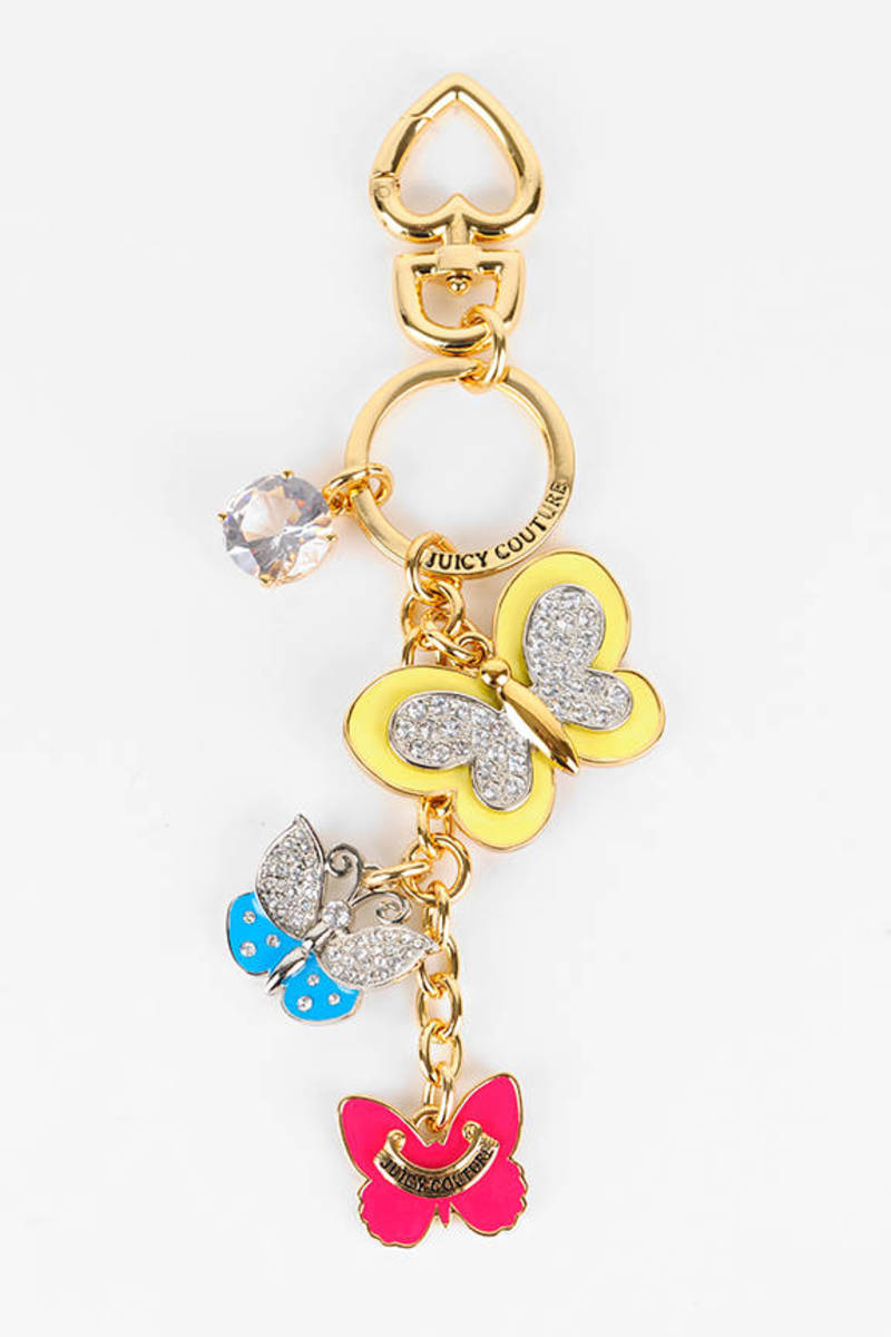 Butterfly Key Fob in Gold - $37 | Tobi US