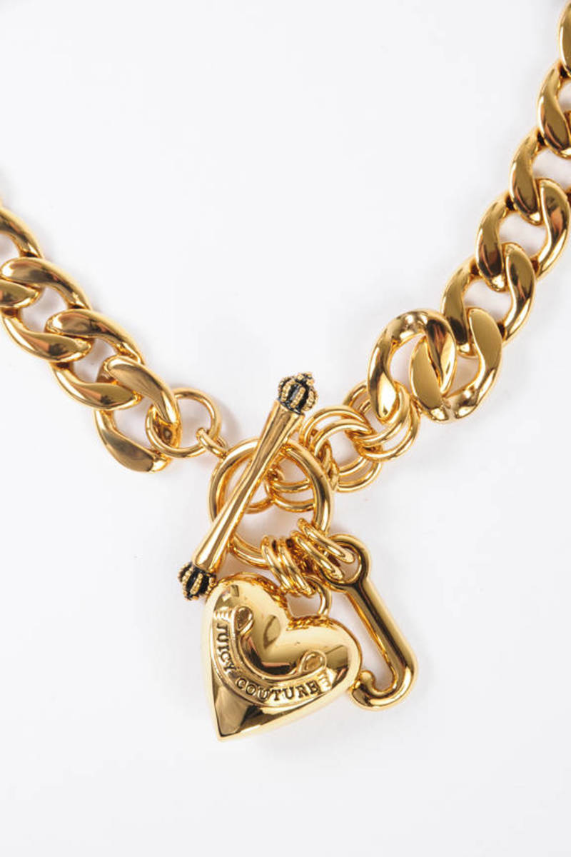Gold Gold Starter Charm Necklace - $58 | Tobi US