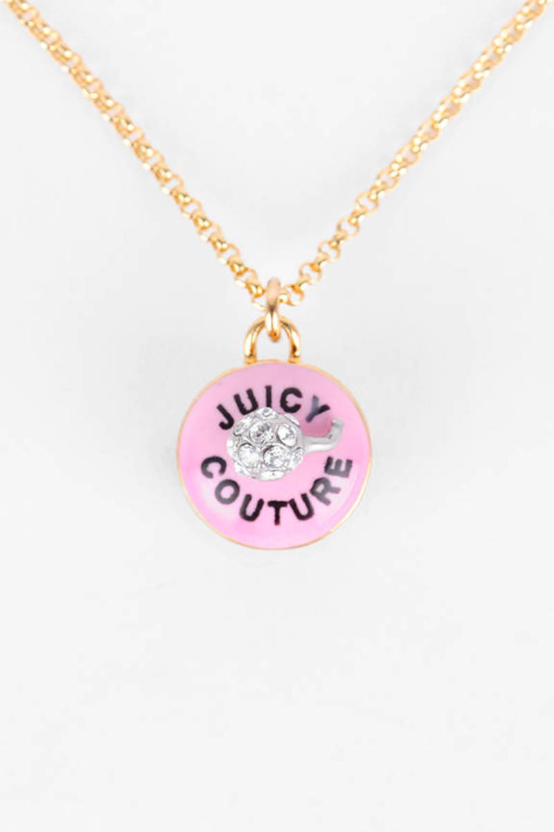 juicy couture cupcake necklace