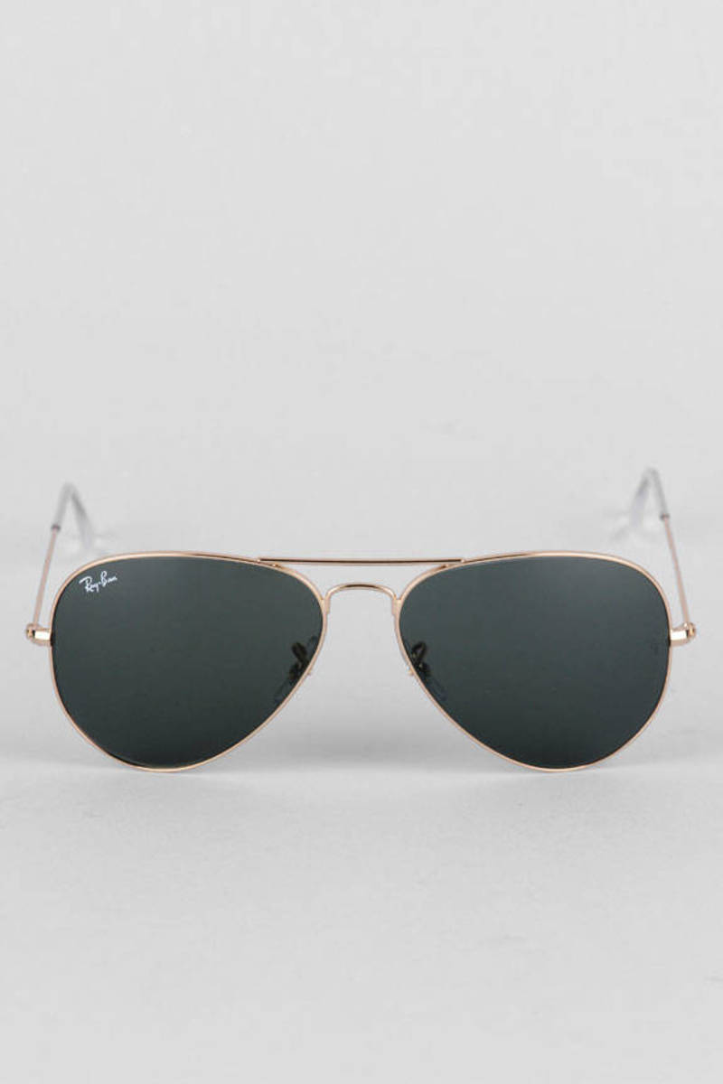 Original Aviator Sunglasses in Gold - $139 | Tobi US
