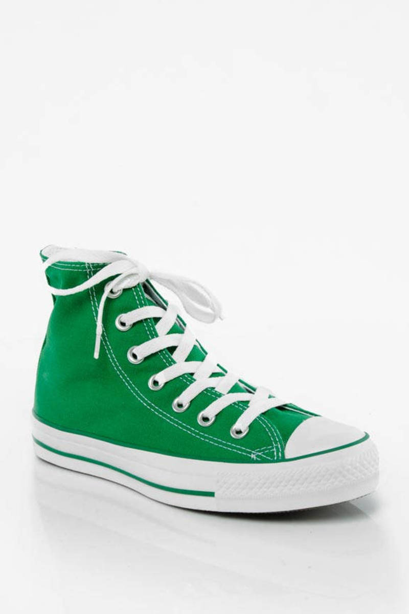 Green Converse Sneakers - Bright 
