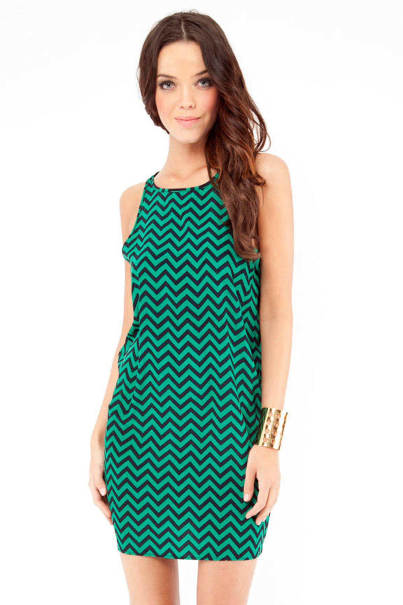Up or Down Dress in Green - $17 | Tobi US