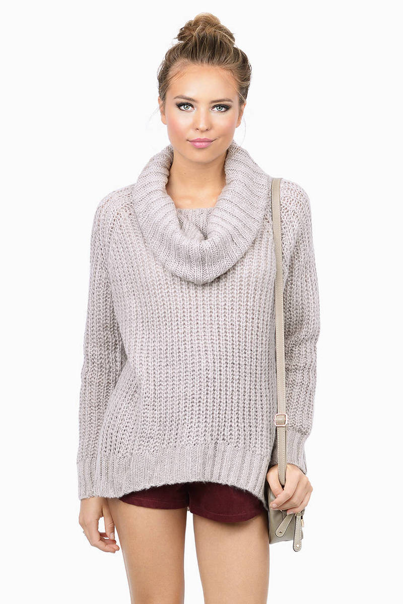 Under Cover Knit Sweater in Grey 12 Tobi US