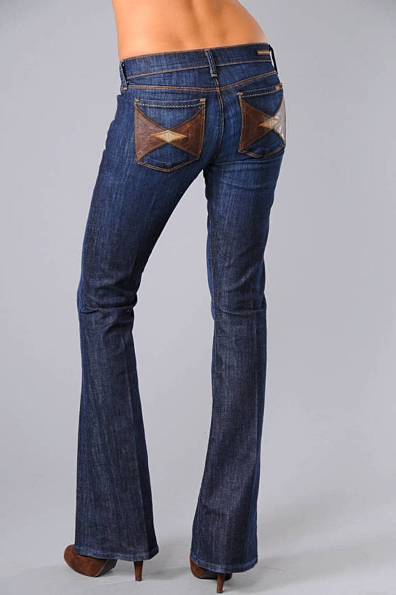 sun and moon printed jeans