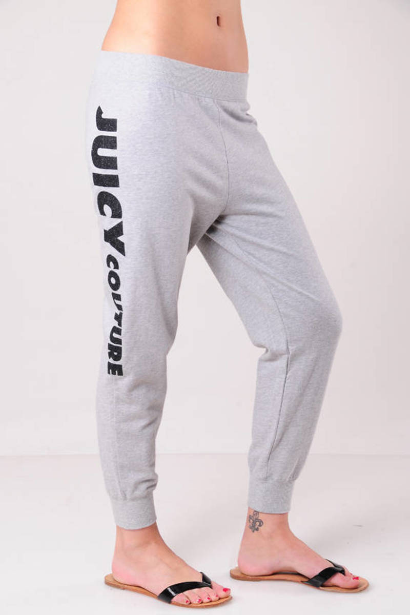 sweatpants with juicy on the back