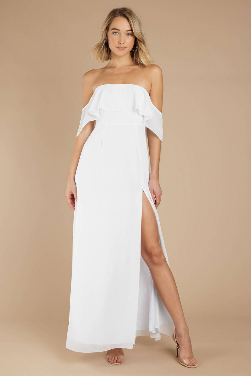 maxi dress white