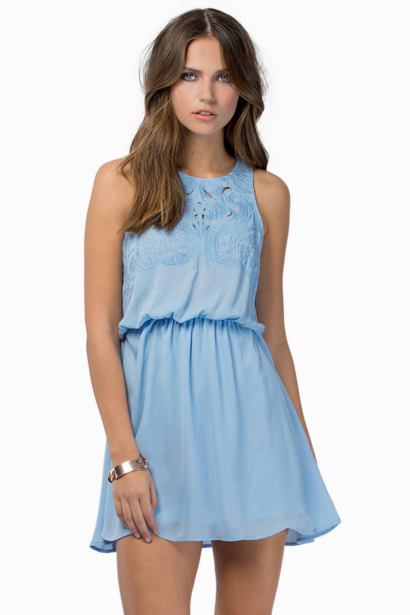 Ellen Dress in Light Blue - $60 | Tobi US