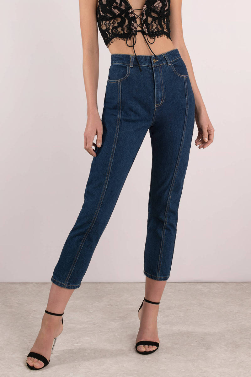 Zoey High Rise Jeans in Medium Wash - $20 | Tobi US