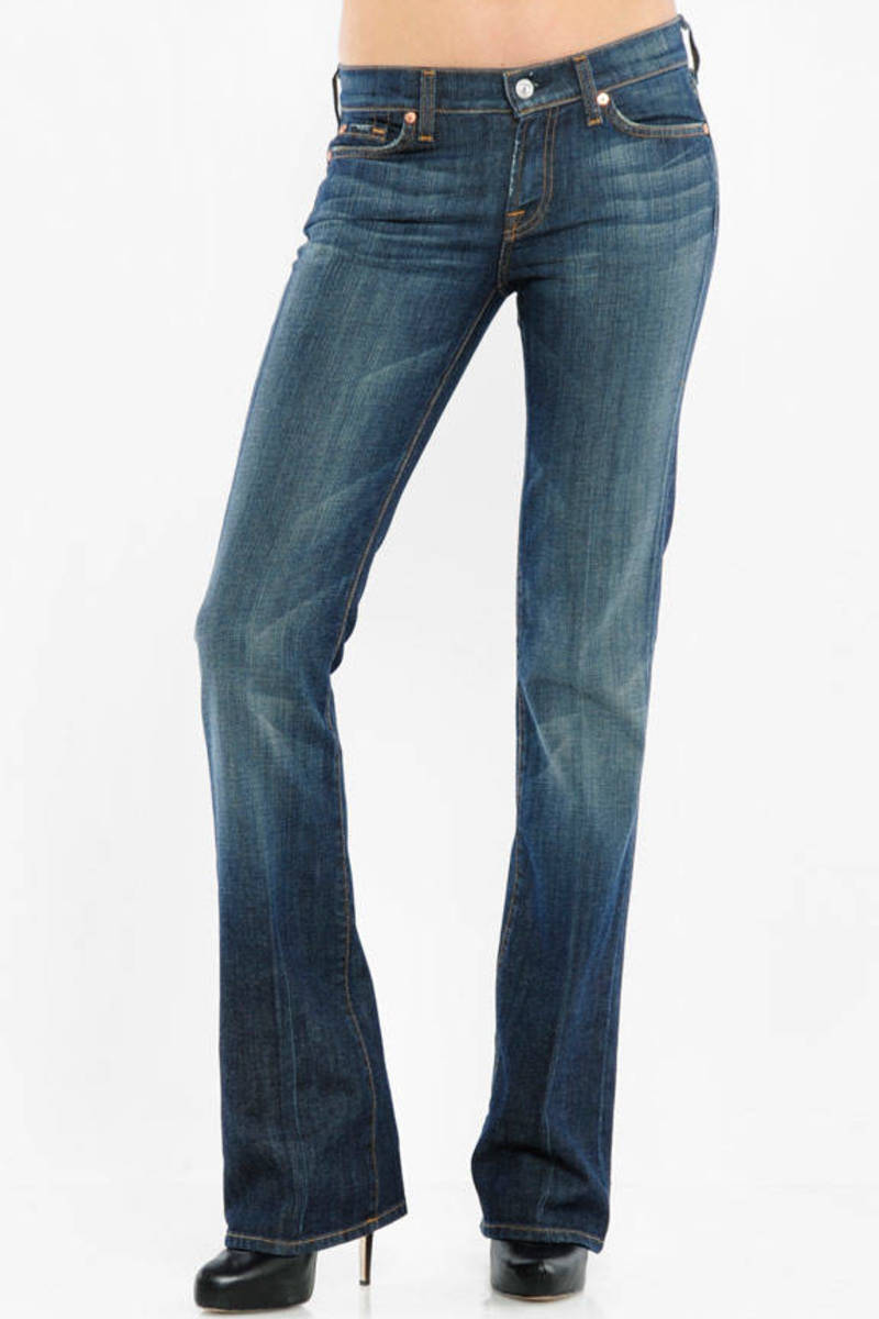 stretch bootcut jeans