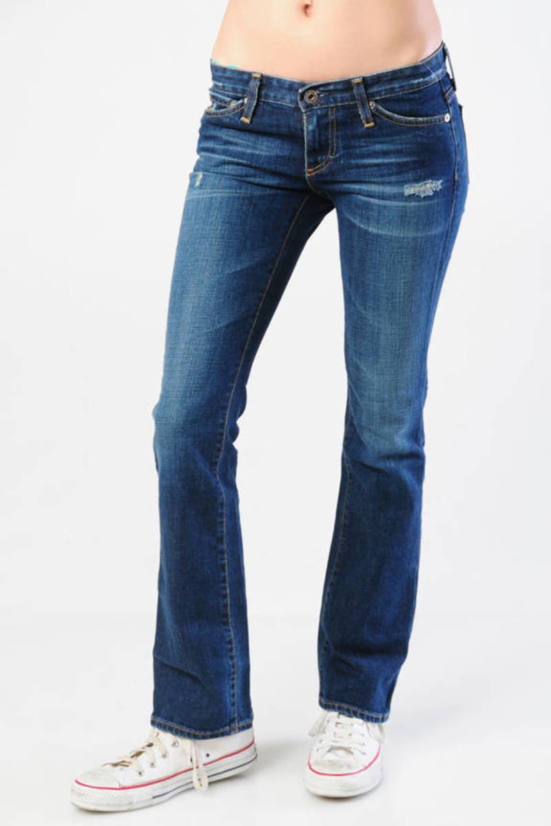 petite low rise bootcut jeans