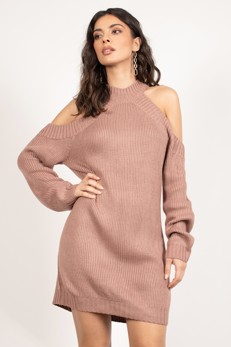pink dress sweater