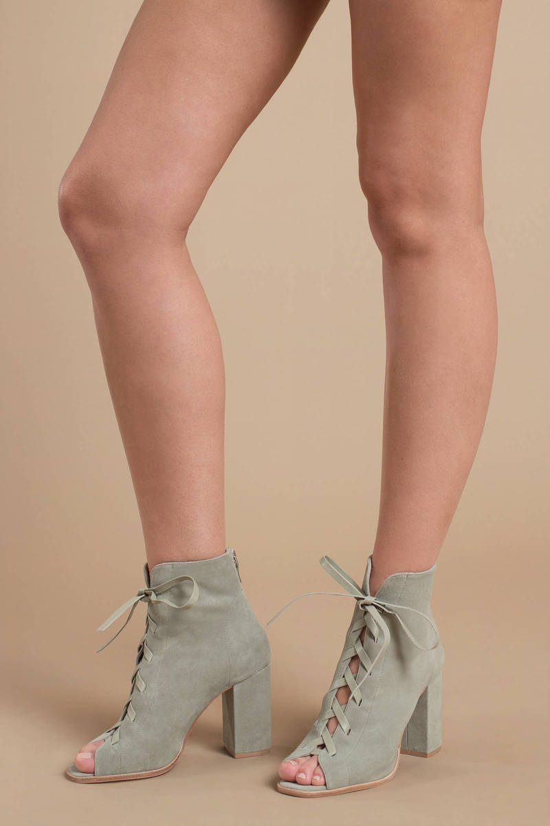 Chinese Laundry Heels - Lace Up Booties 