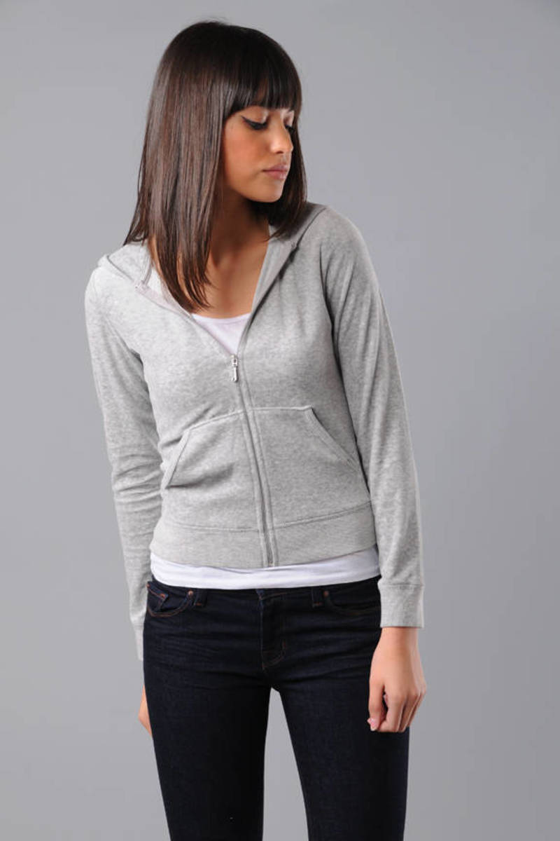 juicy couture grey hoodie