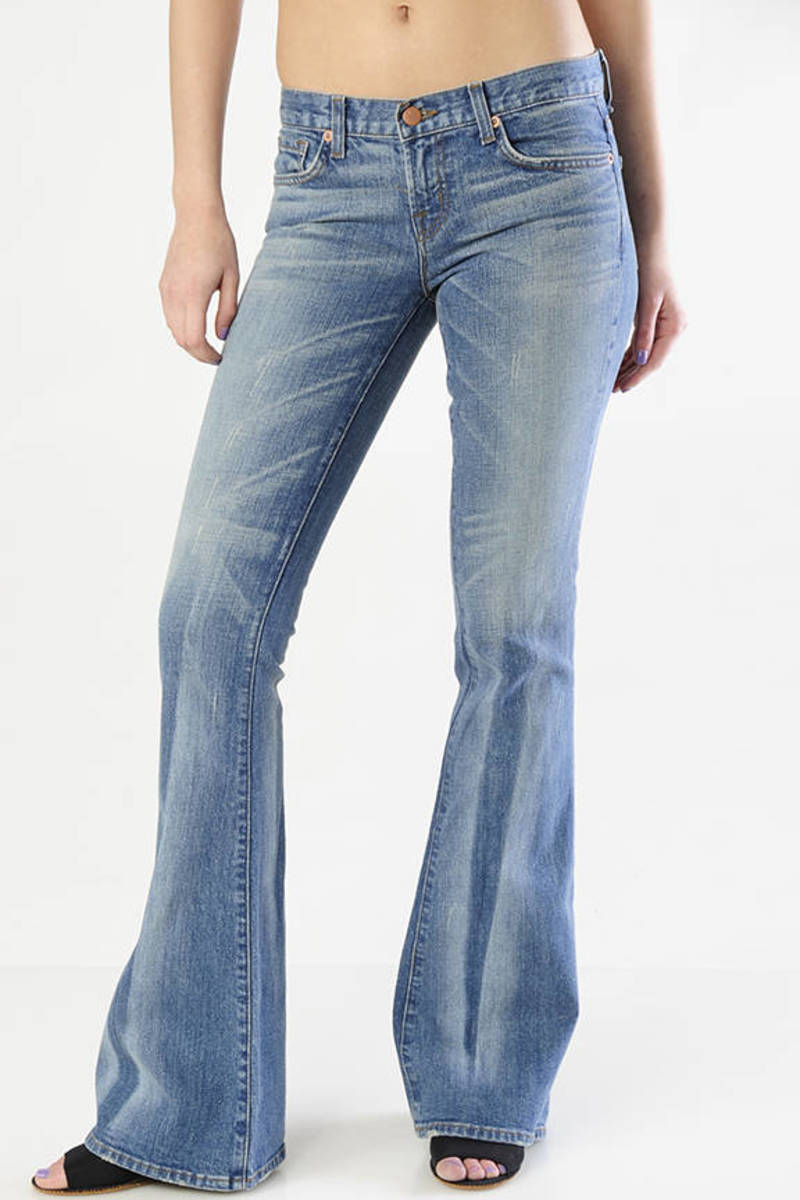 Elephant Bell Bottom Jeans in Smith - $114 | Tobi US