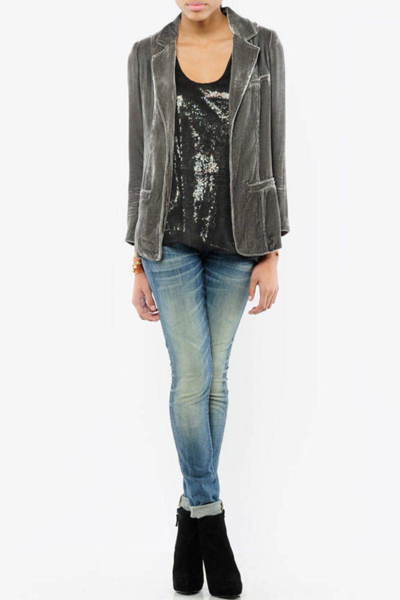 joie velvet blazer