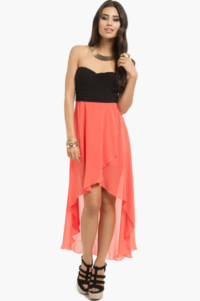 Cirrus Hi-Low Dress in Tea Rose - $58 | Tobi US