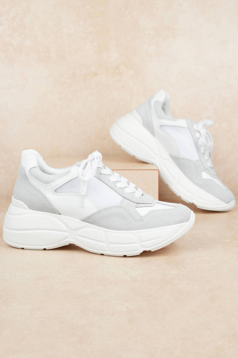 White Steve Madden Sneakers - Chunky 