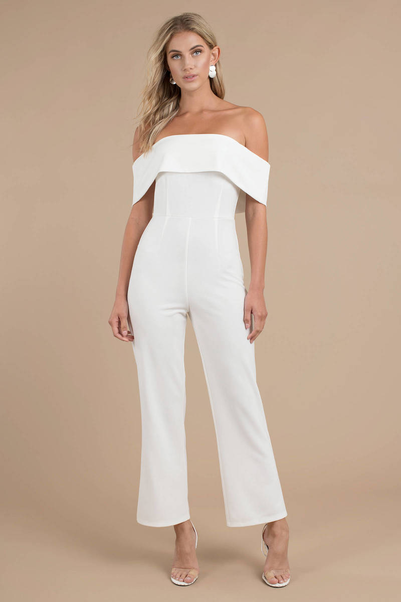 Say No More White Jumpsuit - $39 | Tobi US