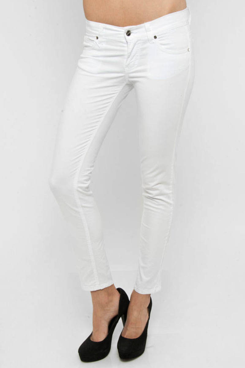 White Skinny Jean in White - $14 | Tobi US