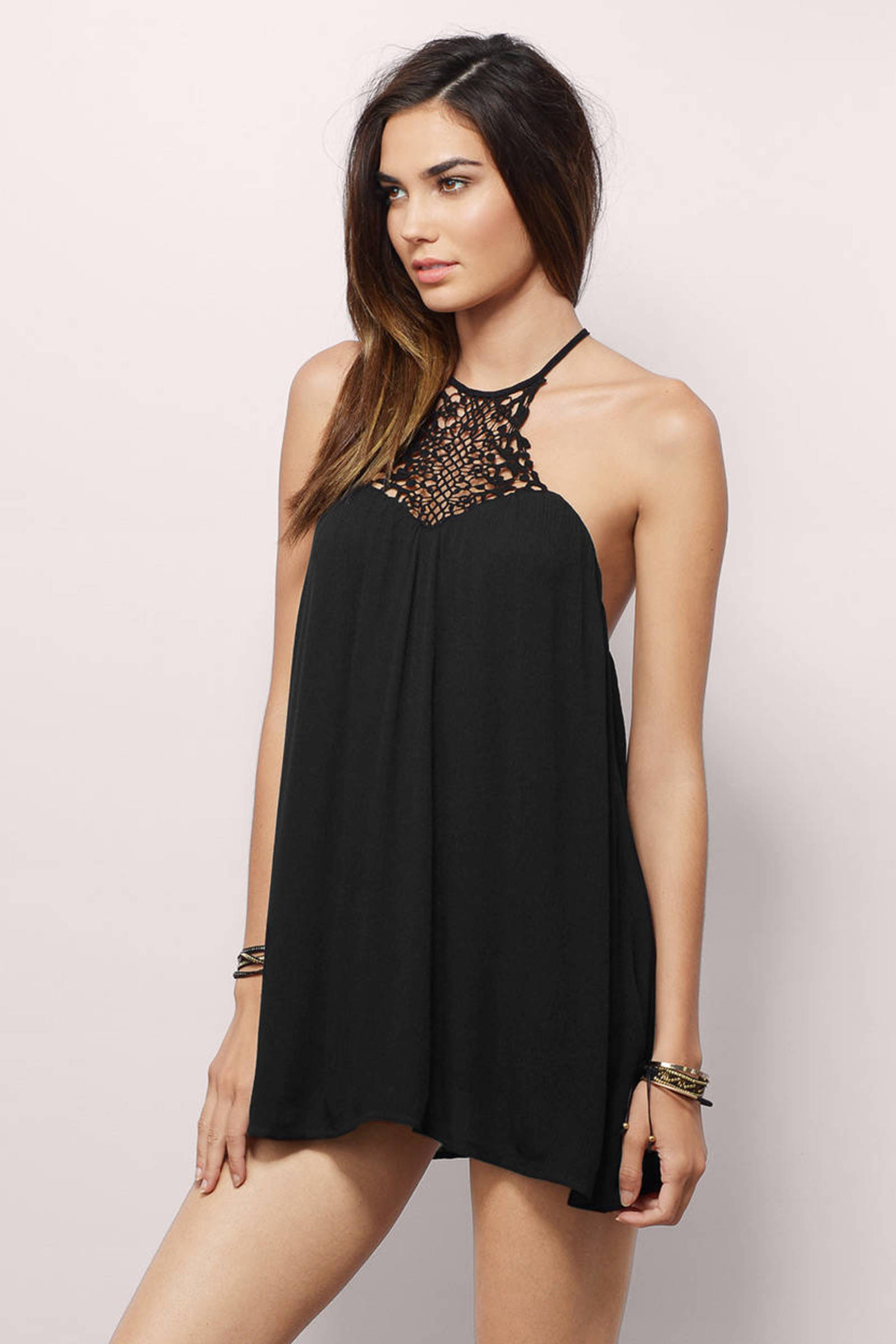 Hollywood And Vine (color_name) Crepe Shift Dress - $50 | Tobi US