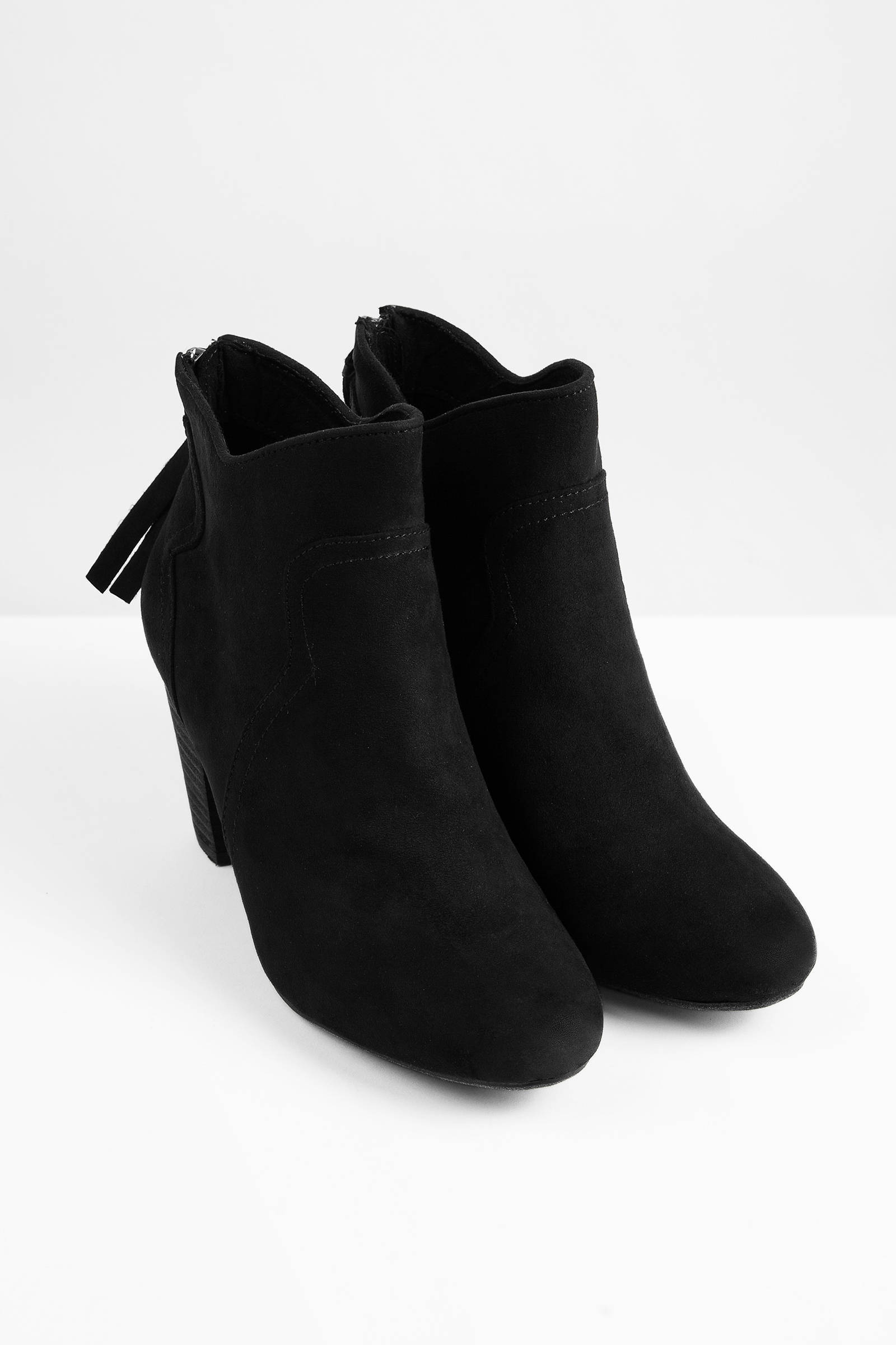 Martin Suede Ankle Boot in Black - $31 | Tobi US