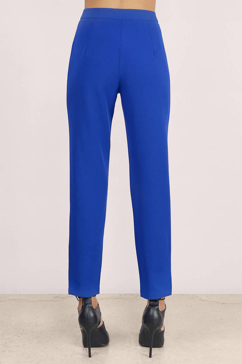 Cute Cobalt Pants - Blue Pants - Skinny Pants - $48.00