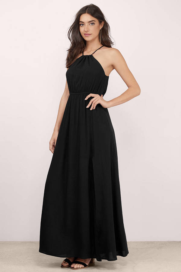 Sexy Black Maxi Dress Black Dress Slit Dress Maxi Dress 13 