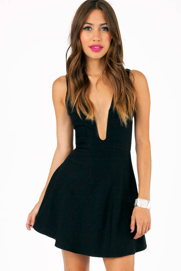 All For V Dress in Black - $21 | Tobi US