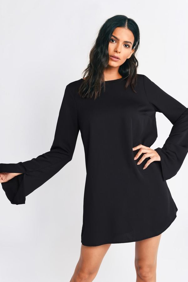shift dress with sleeves
