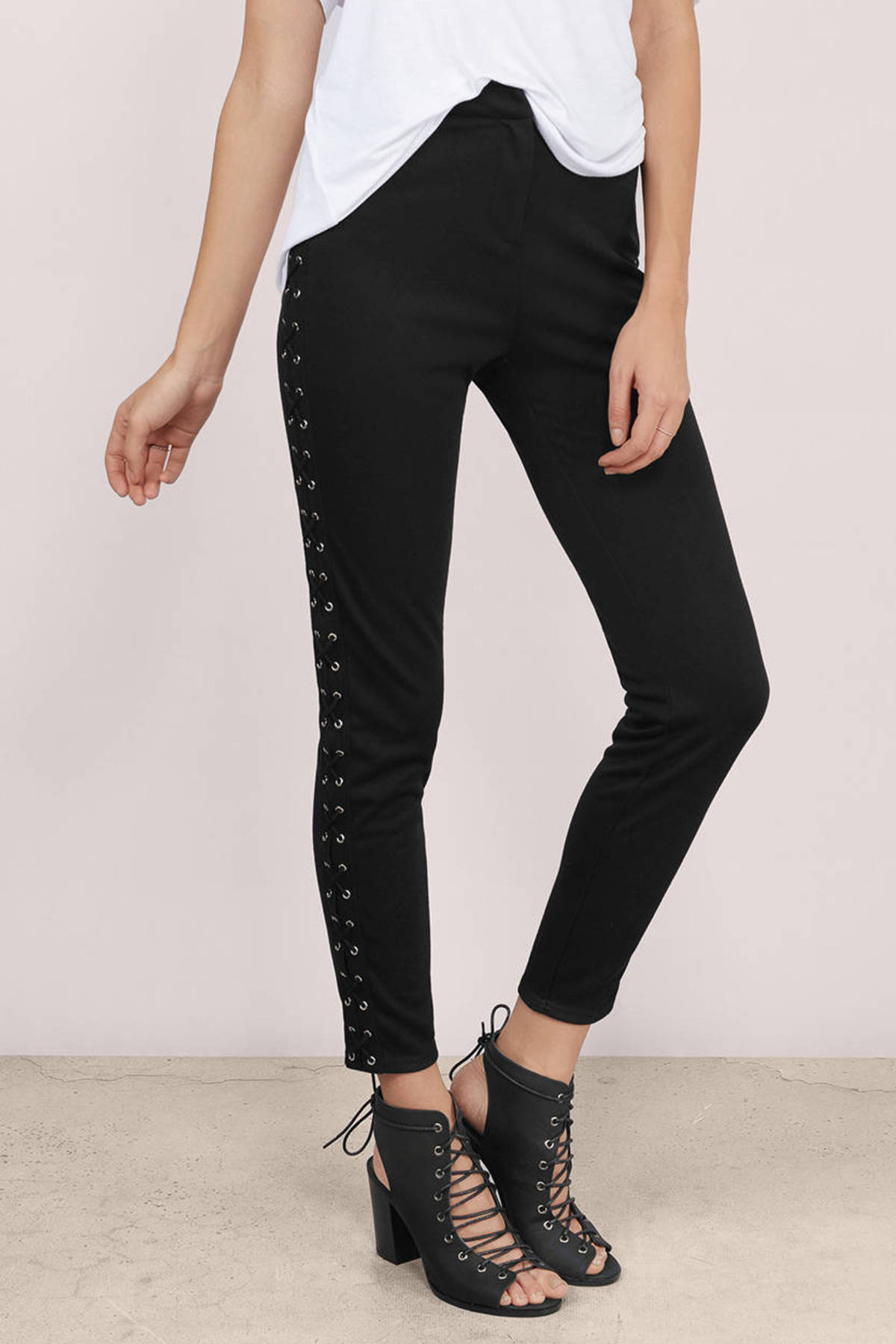 lace up pants