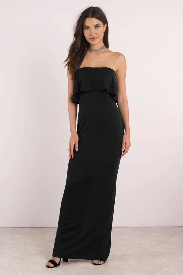 Milan Black Maxi Dress - $92 | Tobi