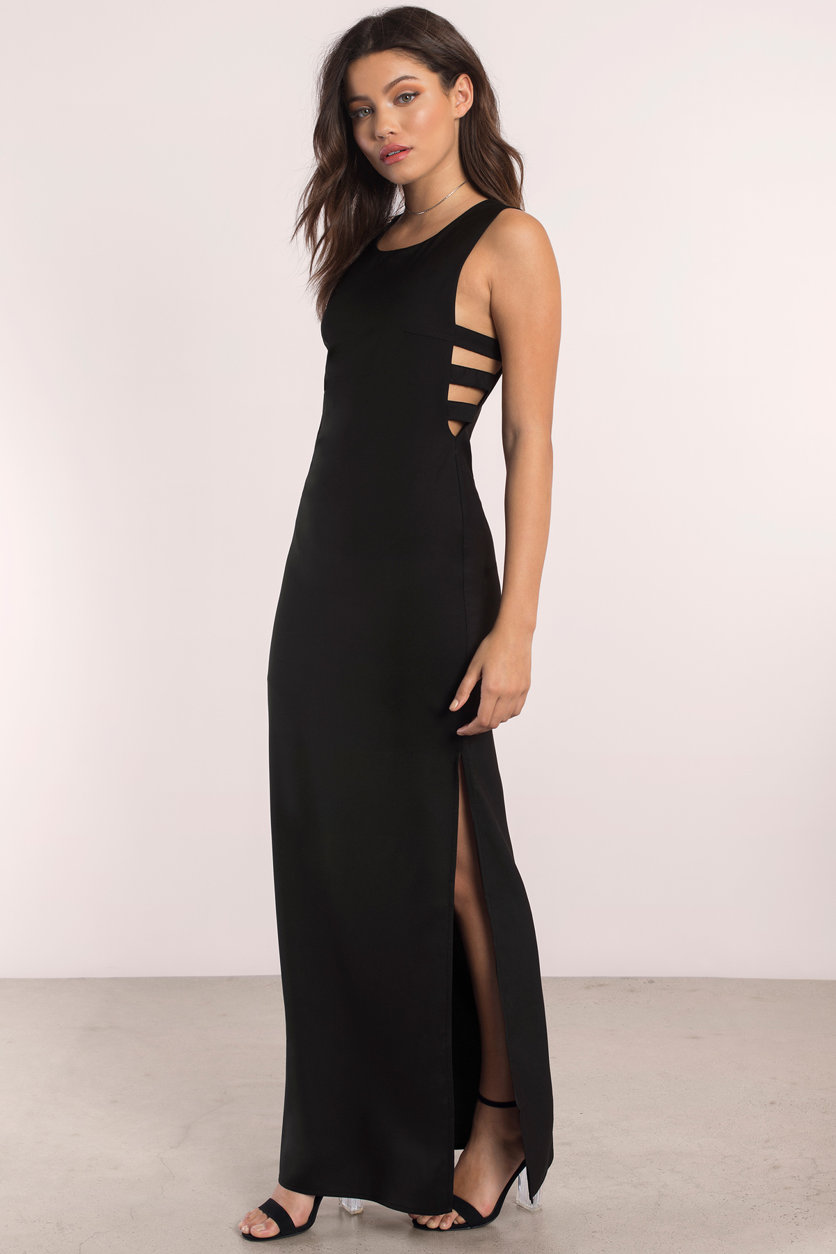 Natasha Maxi Dress in Black - $14 | Tobi US