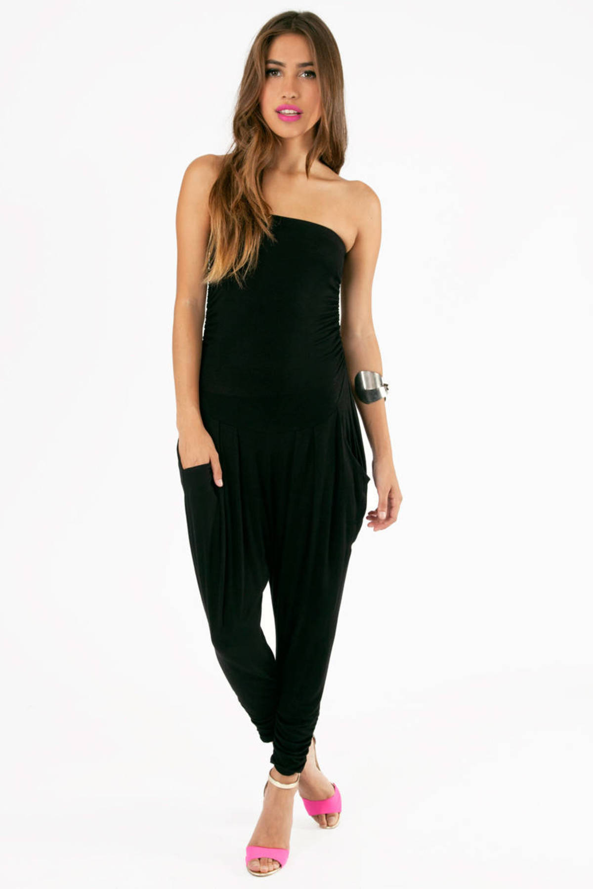 black harem jumpsuit